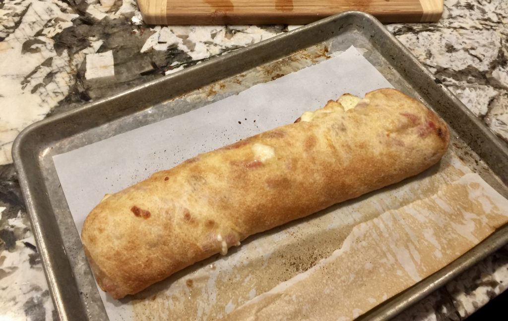 Hawaiian Stromboli with Leftover Ham