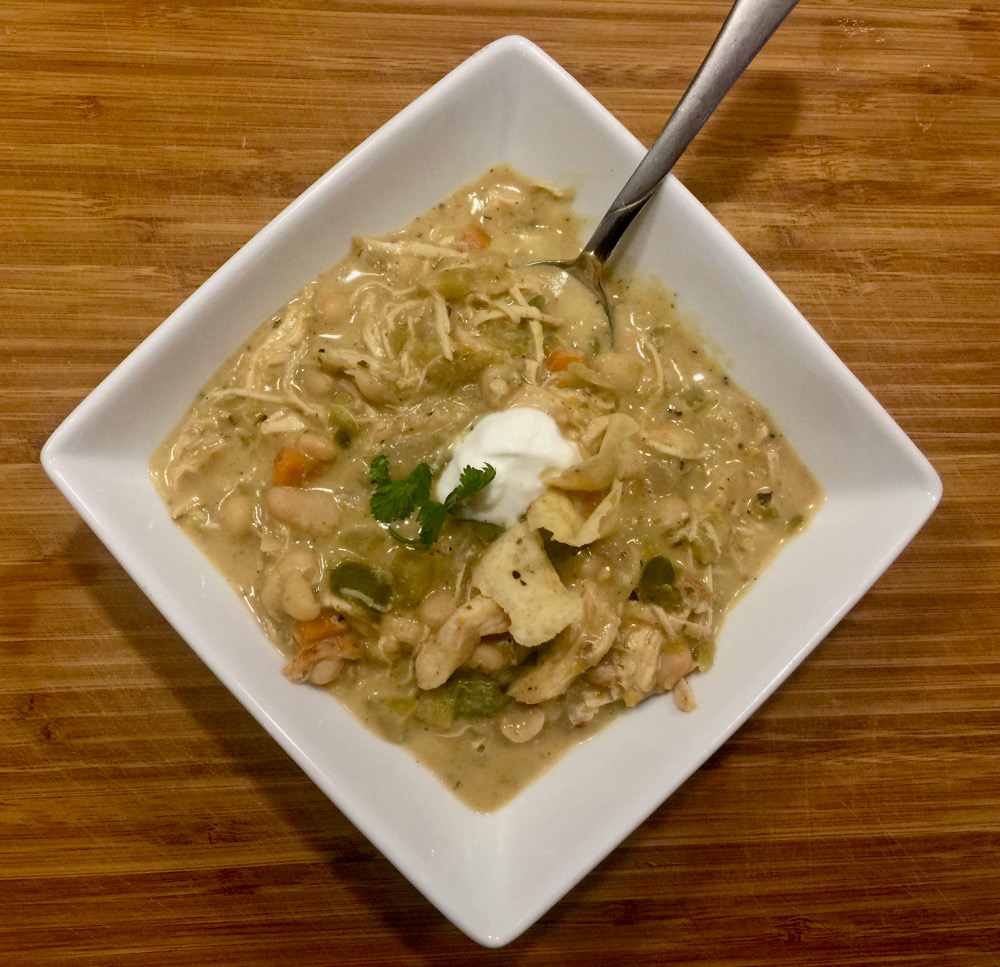 chicken chili with cilantro