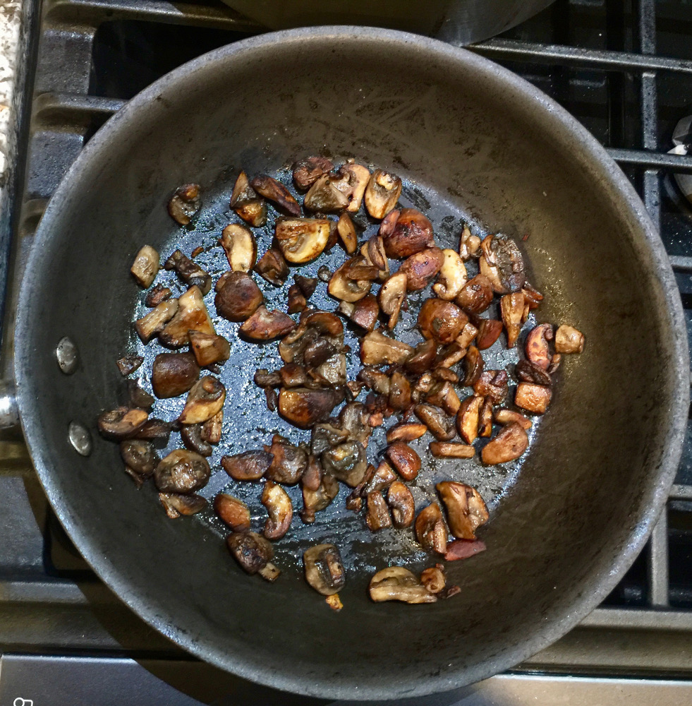 perfectly cooked mushrooms