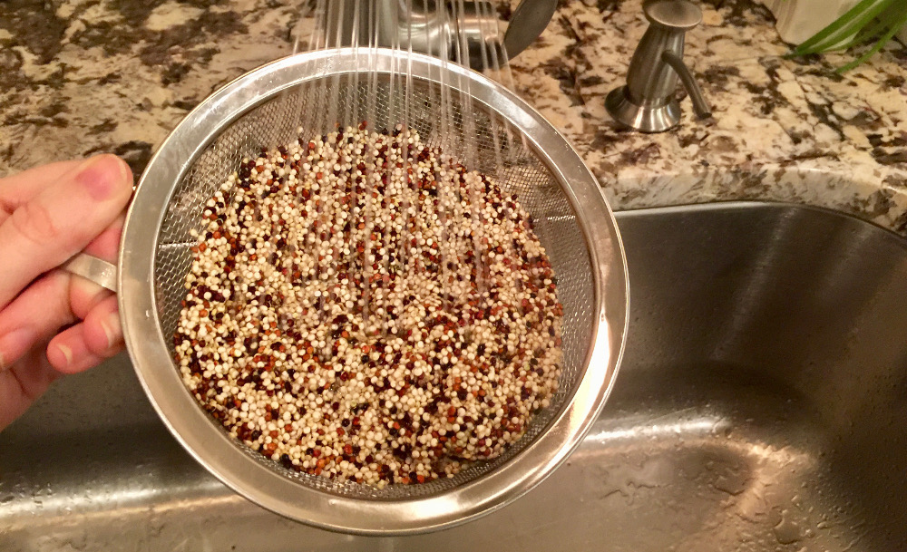 You must rinse your quinoa!