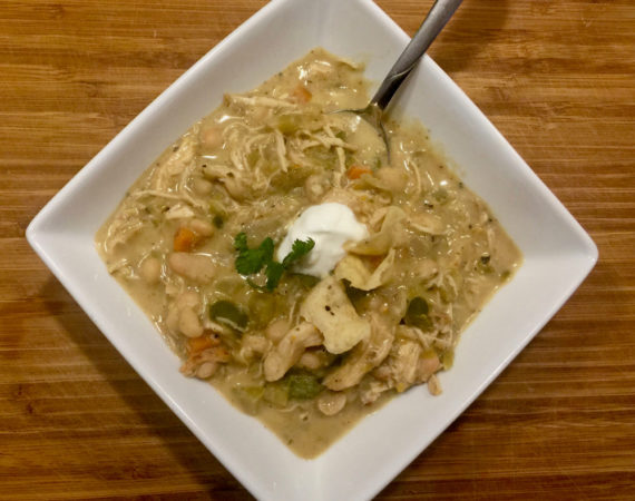 chicken chili with cilantro