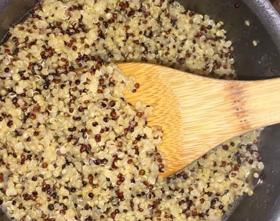 perfectly cooked quinoa