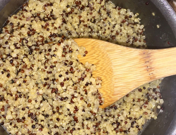 perfectly cooked quinoa